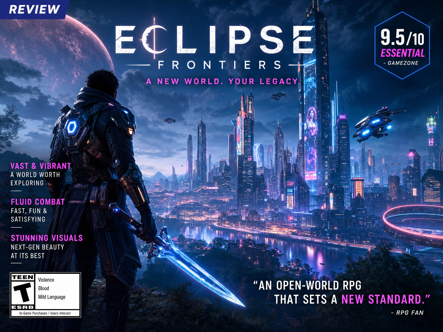 Eclipse Frontiers – RPG de mundo abierto