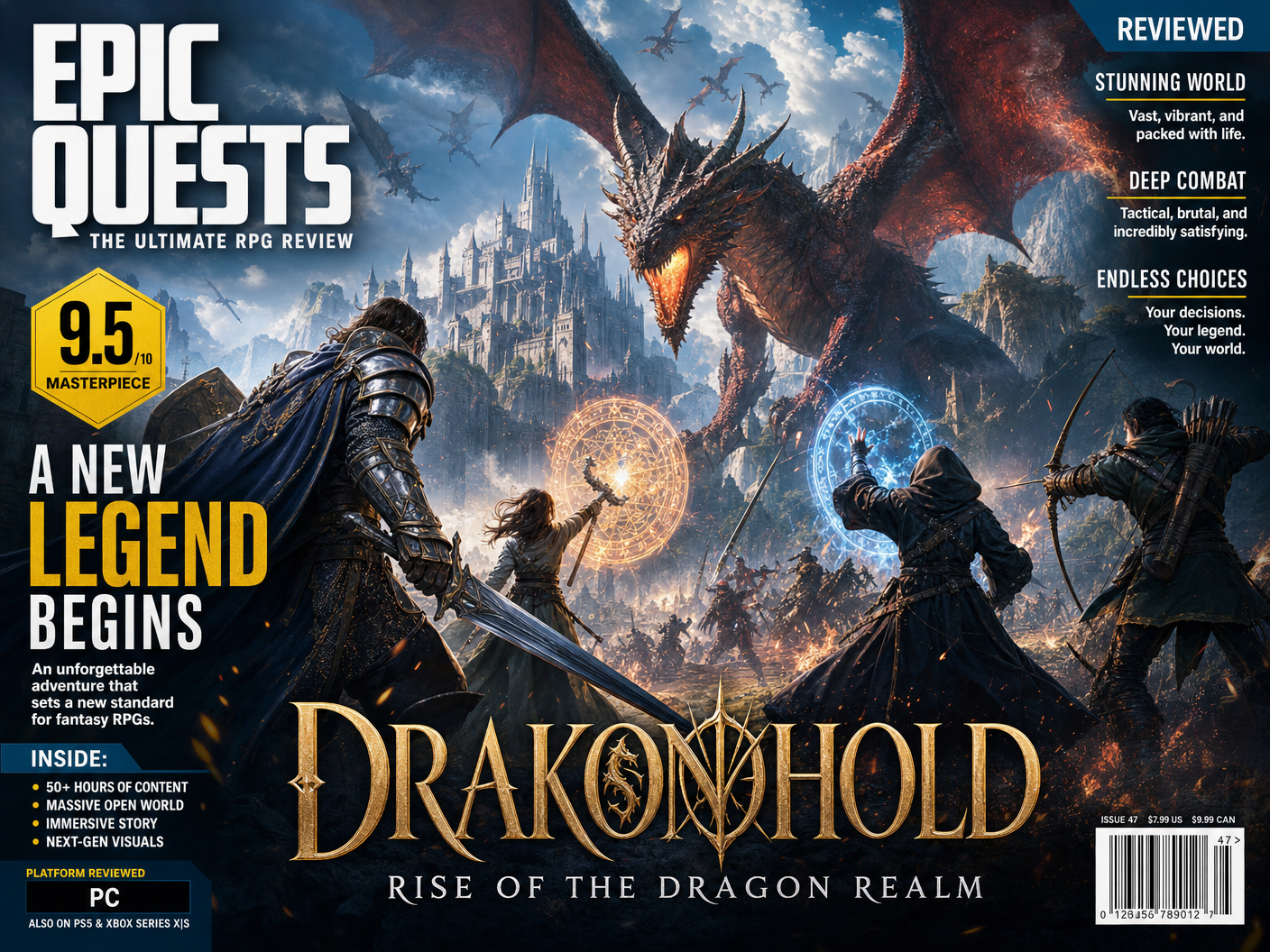 Drakonhold – RPG de fantasía